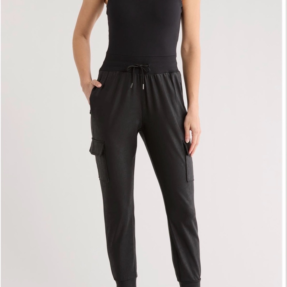 90 Degrees by Reflex Black Women's Cargo Jumpsuit Size M NWT